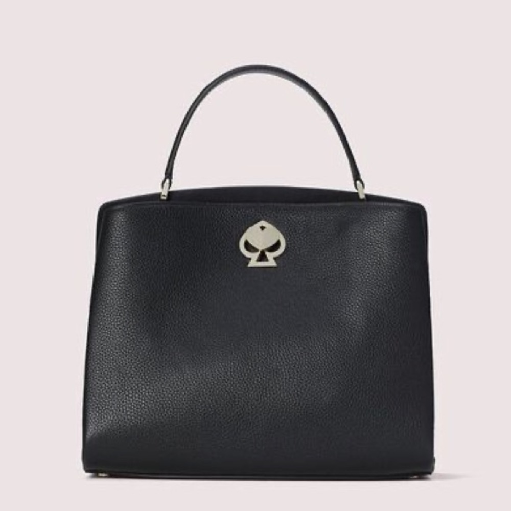 BNWT Authentic Kate Spade Romy Medium Black Satchel Bag